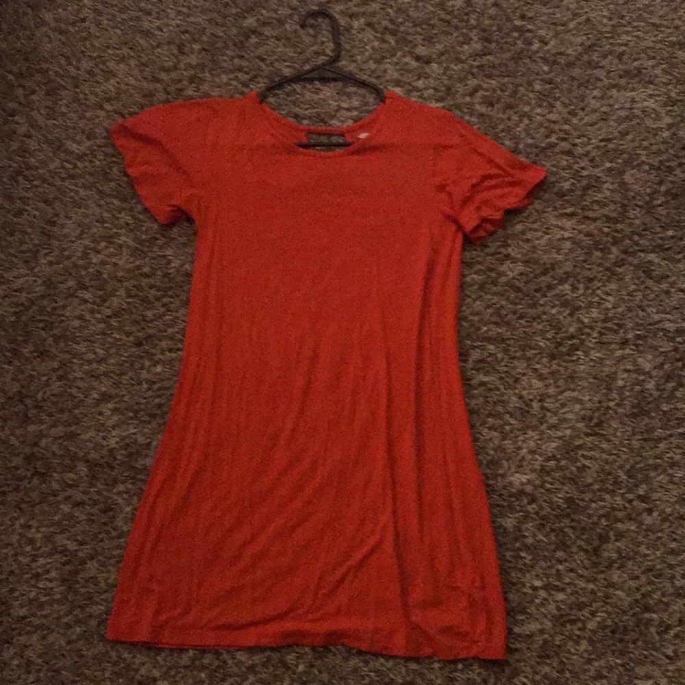 Plain Red dress